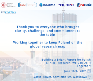 strategic meeting “Building a Bright Future for Polish Clinical Research. We Can Do It Together!”